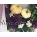 Fall Autumn Purple Door Decor with Pumpkins Dahlias Hydrangeas for Fall WREATH   123259537287