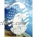 US Flag Eagle Static Cling Window Decal New OVAL 21x33 Patriotic Military Decor   152858922467