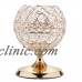 4pcs Shining Gold Crystal Tealight Candle Holders Candlelight Dinner Decor   132744145259