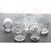 D01 Crystal Glass Cup Wedding Party Church Obsequies Home Candlestick Holder K   163202713456