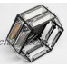 Bath & Body Works SHORT FAUX CRYSTAL HEXAGON 3-Wick Candle Holder Reflective   232771312347