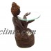 Buddha Oil Burner Fragrant Melts Essential Aromatherapy Statue Glass Dish   231657873799