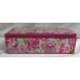 Lilly Pulitzer Glass Storage Box First Impression Pink Floral Green Blue RARE 825466924932  321894549934
