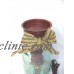 Electric Tart Candle Warmer Burner 1/2 Gallon Mason Jar Green Tint 1858 Rustic    253510070084