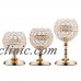 2x Globe Crystal Votive Candle Holders Candlestick Coffee Cafe Bar Decor   263878350991