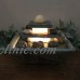 Sunnydaze Ascending Slate Tabletop Water Fountain with LED Light 8 Inch Tall 815008022868  292664242819
