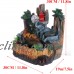 Fountain Ornament Indoor Table Bench Top Water Good Luck Happy + Mist Humidifier   232815629036