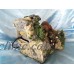 Table Top Ceramic Water Fountain with spinning fish & Music Box   113200285642