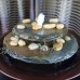 Bronze Slate Tranquility Pool with LED Lights Indoor Use Tabletop Fountain 811898011210  263848173278
