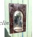 Antique French Mirror 19th Century Relief Carved Griffins Salvaged Rustic Chic   392098502944