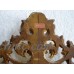 Decorative mirror with vintage ornate gilt wood frame - floral design FREE SHIP   153098724525