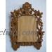 Decorative mirror with vintage ornate gilt wood frame - floral design FREE SHIP   153098724525