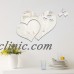 3D Mirror Heart Shaped Vinyl Wall Sticker Decal Home Decor Art DIY Self-adhesive   183323030641