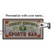 Sports Bar Personalized Bar Mirror Sign Pub Office Man Cave Gift 13" x 28"   253132236948