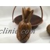 Vintage Carved Monkey Pod Wooden Tiki Polynisian Fruit Bowl Pineapple Grapes Ban   292658074553