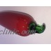 Lot Of 3 Glass Vegetables Murano Style Hand Blown Pepper Melon Chili Red Green   132719470307