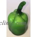 Lot Of 3 Glass Vegetables Murano Style Hand Blown Pepper Melon Chili Red Green   132719470307