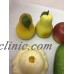 Vintage Ceramic Fruit Vegtable Peach Orange Pear Plum Centerpiece Lot Of 15    173442952515