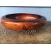 Vintage Large Polished Hand Carved Wood Wooden Fruit Decor Decoration Bowl   292652575402