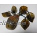 Vintage Carved Semi Precious Agate Stone Plum Fruit Figurine - Estate    123299952518
