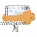 Wall-mounted Giant Key-shaped Magnetic Key Mail Organizer Storage Holder Nice   142639746143