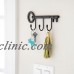 3 Hook Vintage Wall Key Holder Hanger Rack Organizer Storage Office Home Decor   142026232068