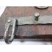 4 Hook Rustic Key Holder Medieval Faux Patina Hammered Steel Wood Wall Mount   111952397605