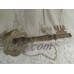 Vintage LARGE Brass Skeleton Key Wall Hanging 4-Hook Key Rack Holder Organizer   283100495087