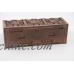 Mid Century Vintage Lerner Plastic Desk Letter Paper Organizer Carved Faux Wood   163177703966