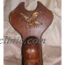 Vintage Wood Craftery Wood Letter Holder Organizer with Gold Eagle and Stars   263848489150