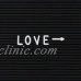 Changeable Custom Felt Love Letter Message Sign Board W/Solid Oak Frame Decor   382485413287