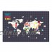 Large Canvas Printed Travel World Map Magnetic Board Christmas Decor 60x40cm   163183747307