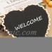 Fashion Hanging Wood Mini Blackboard Chalkboard Message Label Wedding Memo Sign   202354016725