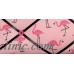 French Bulletin Board Photo Memo Board Pink Flamingo Print 11x14 inches   273363092762
