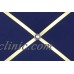 French Bulletin Board Photo Memo Board Blue Fabric White Ribbon 9.4 x 11.8 inch   273373297683