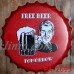 13.7" Retro Tin Metal Beer Bottle Cap Sign Poster Plaque Bar Pub Club Wall Decor   202312885086
