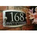 Contemporary House Signs Plaques Door Numbers 1 - 999 Personalised Name Plate   222471901175