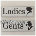 Room Ladies & Gents Toilet Sign Door Retro Wall Plaque Business Restaurant Cafe   292045472226