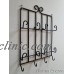 Bard's Stacked Black Metal Display Rack for Four Cup & Saucer Sets 11 1/4" x 16"   372269002971