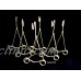 (6) Plate Hanger 3"- 5" BRASS Wire Display Tripar 23-1303 LOT of 6   201284535958