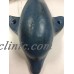 Dolphin Wall Hook Cast Iron Metal Color Dark Blue 6 1/4" New   153117754891