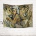 Egyptian Lion Beauty Girl Wall Hanging Tapestry Livingroom sheet Bedspread Decor   253815435102
