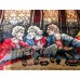 Vintage The Last Supper Tapestry, Wall Hanging, Rug 38.5" X 19 1/4"   232889679762