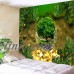 3D Fashion Tapestry Decorative Mural Indoor/Outdoor Wall DIY Flower & Tree   132698390566