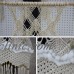 Natural Cotton Handmade Macrame Tassel Wall Hanging Hand Knitted Woven Tapestry   153139914424