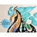 Vintage Bulb Glazed Cuenca Raised Line Art Tile Arabian Horse 13.75" x 10.75"   292374745988