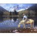 Ceramic Tile Mural Backsplash Sorenson Western Cowboy Art RW-JS042   111899084343