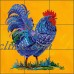 Ceramic Tile Mural Backsplash Libby Southwest Rooster Art SLA036   111942608270