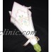 Vintage Pair of Pink Embroidered Look Flower Napkins Flower Vase Wall Pockets   113066447566