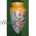 Wall Pocket Japan M in Flower Lustreware Vase Elaborate Raised Peacock Flowers   132140340001